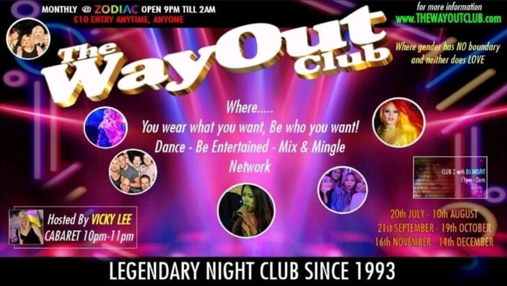 Wayout club is London leading transgender night club at Zodiac bar